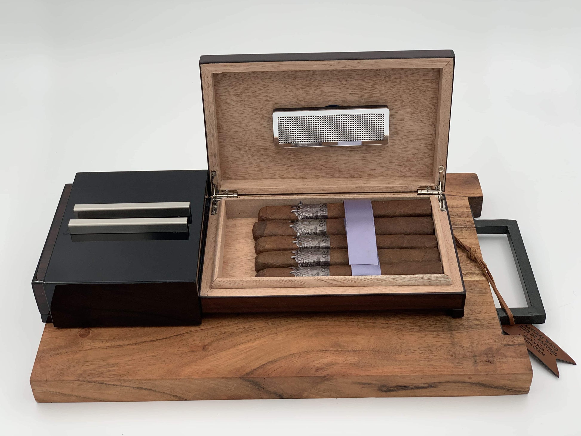 Montero 1939 - El Poderoso (Mini) Ashtray Humidor With (5) Cigars